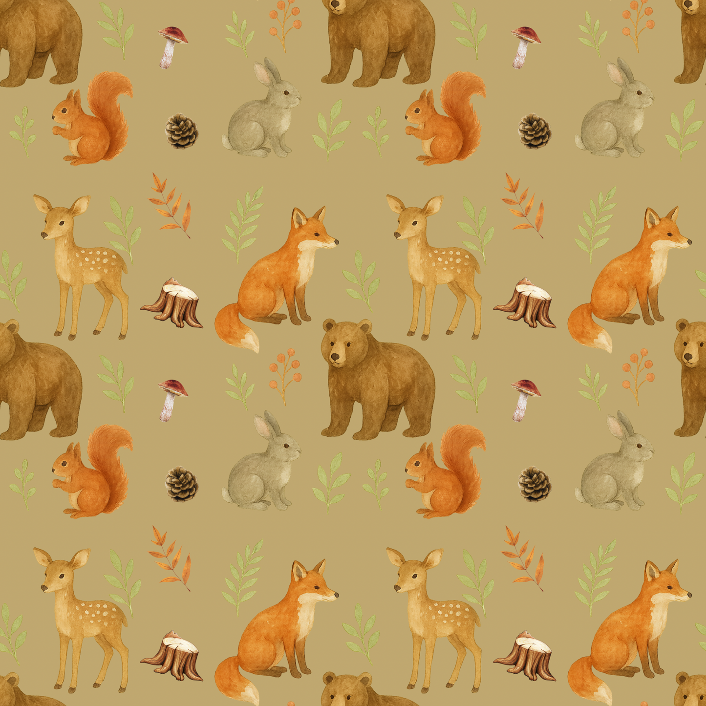 Couverture minky copain des bois ๐ฆ petite