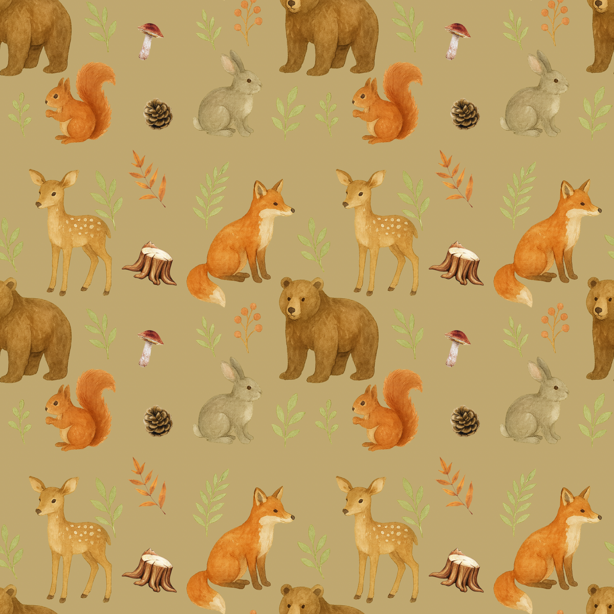 Couverture minky copain des bois 🦊 géante
