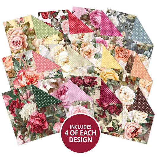 Duo Design Paper Pads - Radiant Roses & Delightful Dots