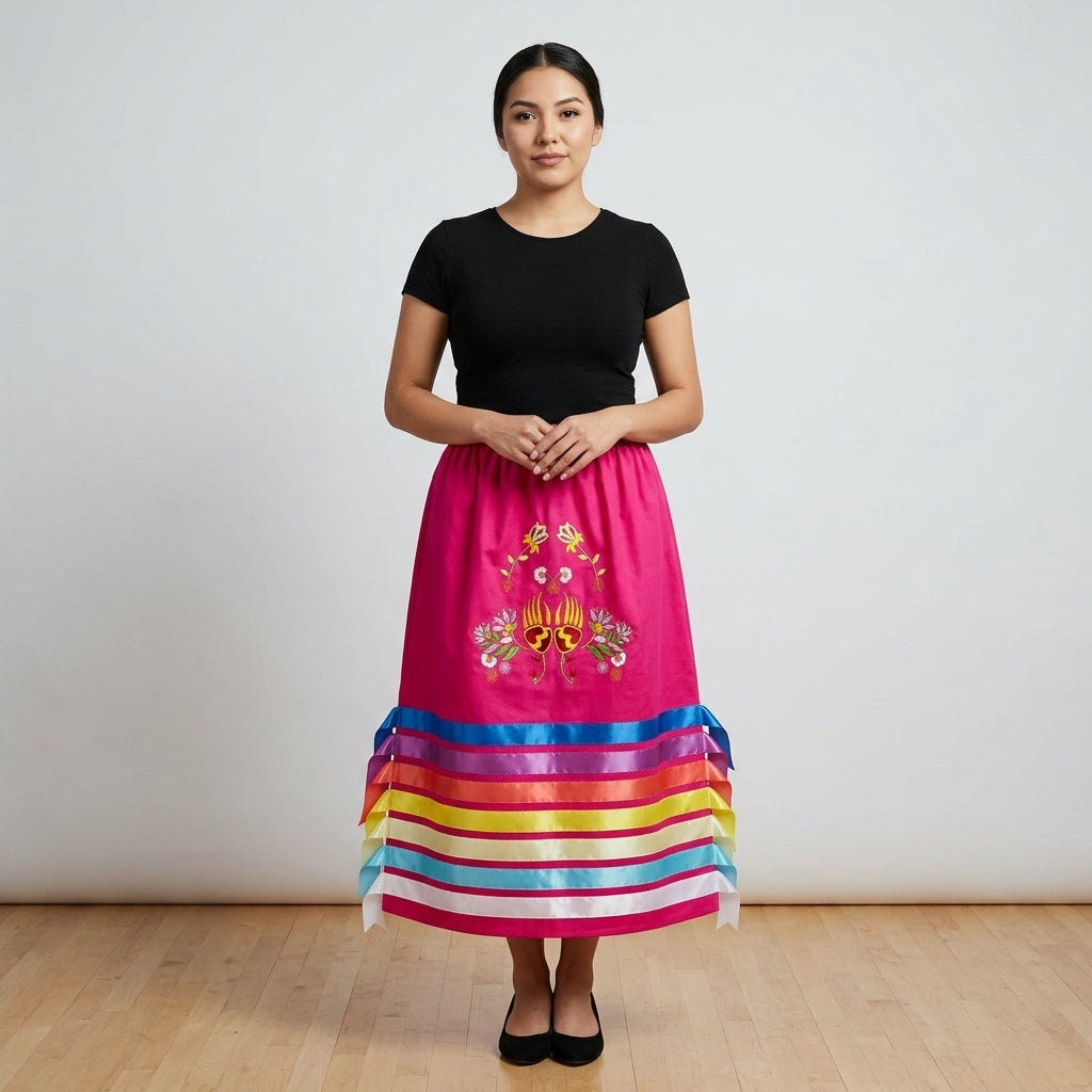 OLDTRIBES™ Paws & Petals Ribbon Skirt