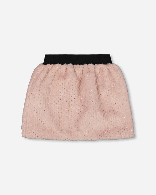 Fake Fur Skirt Pink