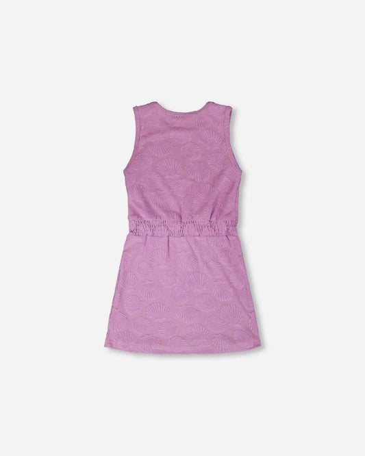 Terry Cloth Beach Dress Lilac