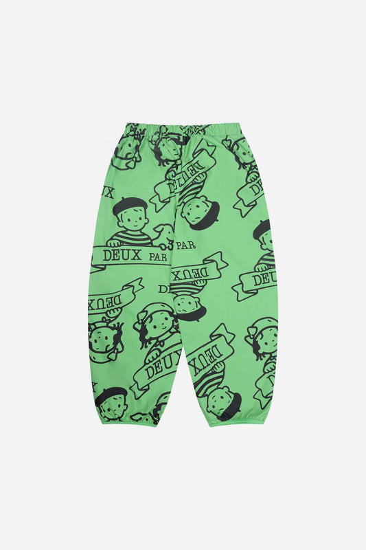 40th Anniversary Adult Printed Poplin Pant Green
