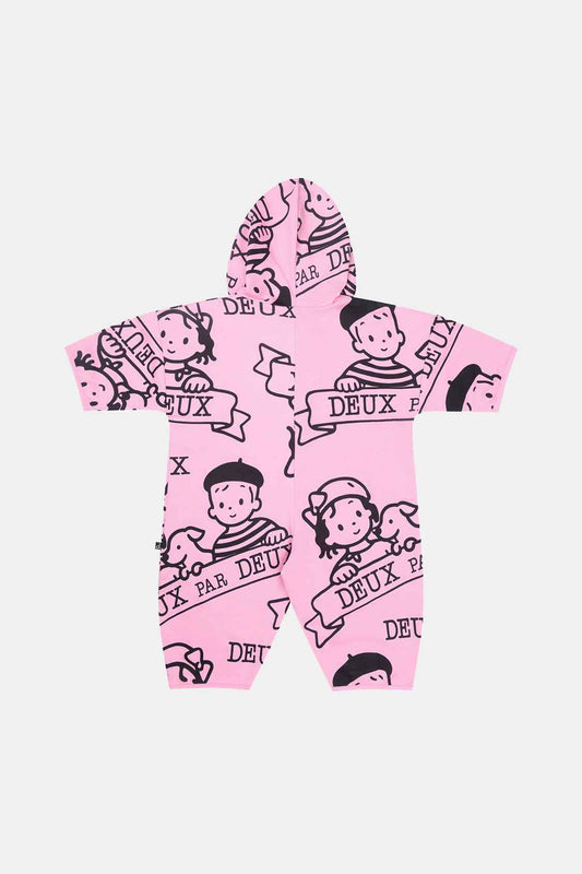 40Th Anniversary Printed Jersey One-Piece Soft Pink