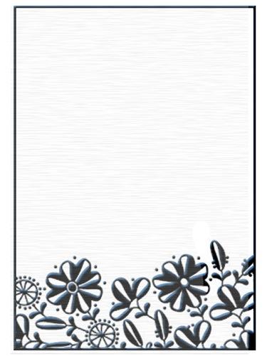 Embossing Folders - Flower Border 1
