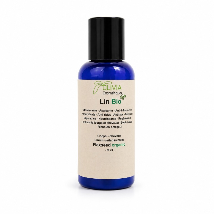 Huile de lin biologique
