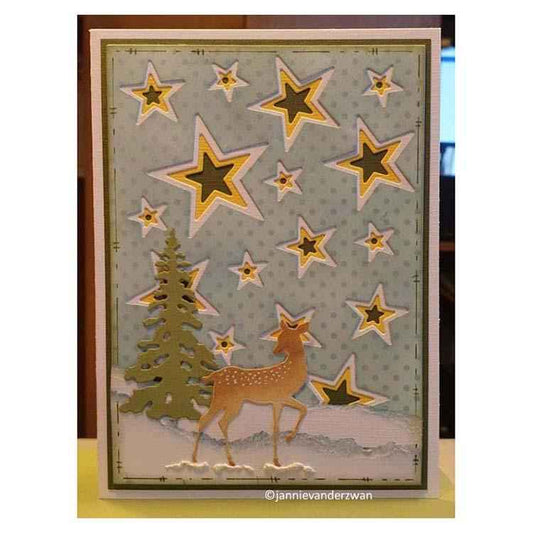 Nellie's Choice Layered Combi Dies Rectangle Stars A