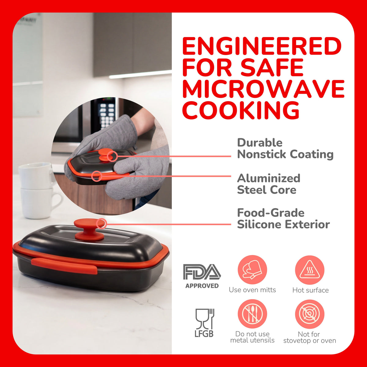 Micro Grill Chef Pot™ - Microwave Cooking Pot