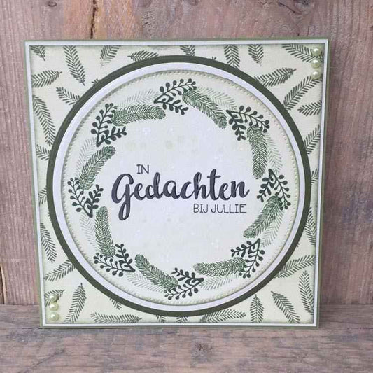 Nellie's Choice - Clear Stamp Christmas Branches 2