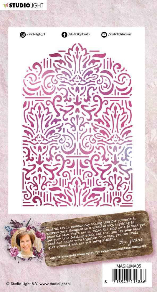 Mask Stencil (1) A6 Jenine's Mindful Art 3.0 nr.05