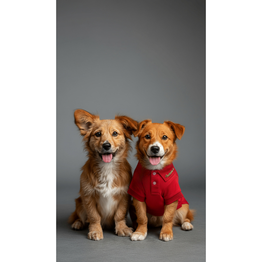 Red cotton shirt