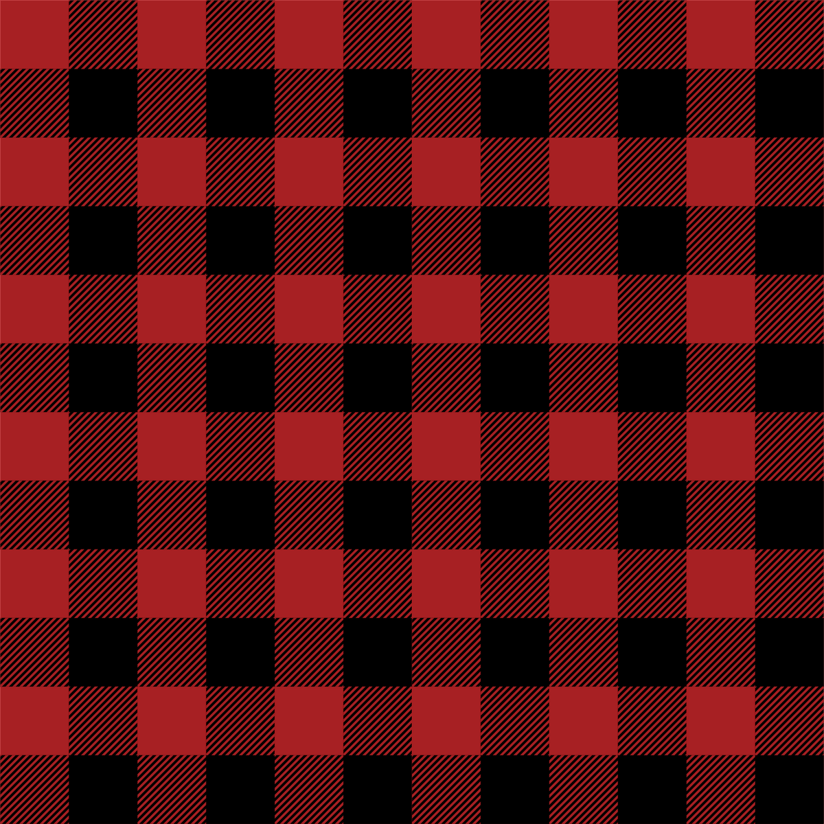 Craft HTV Plaid Red Pattern