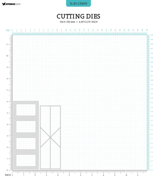 SL Cutting Dies Pop-Up Cards Essentials 10 PC