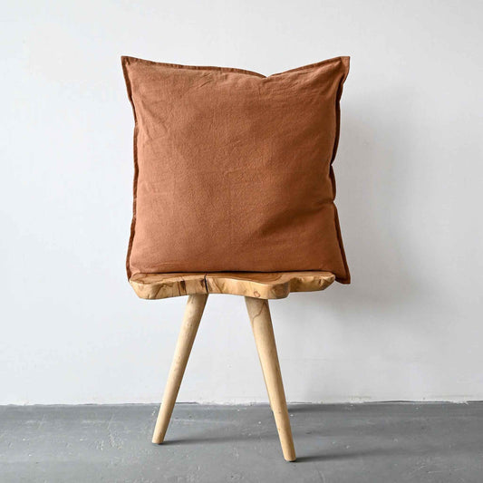 COTTON/ LINEN - RUST