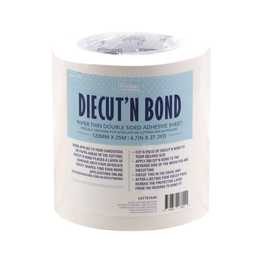 Couture Creations - Diecut'N Bond (Tape) 25m x 12cm (82 ft x 4.72 inches)