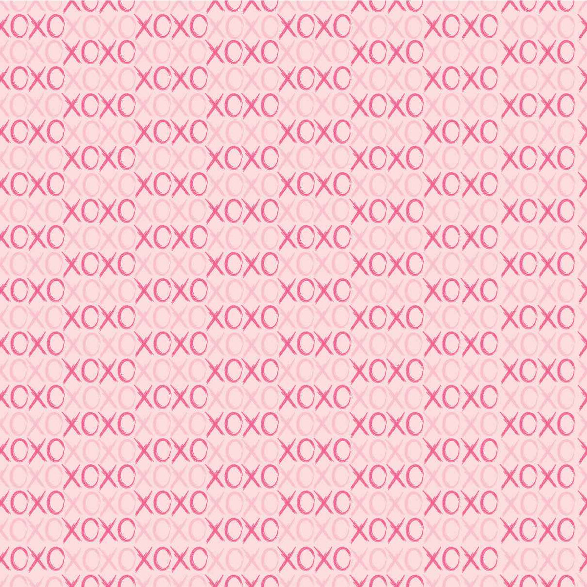 Valentines XOXO Pink Adhesive Vinyl