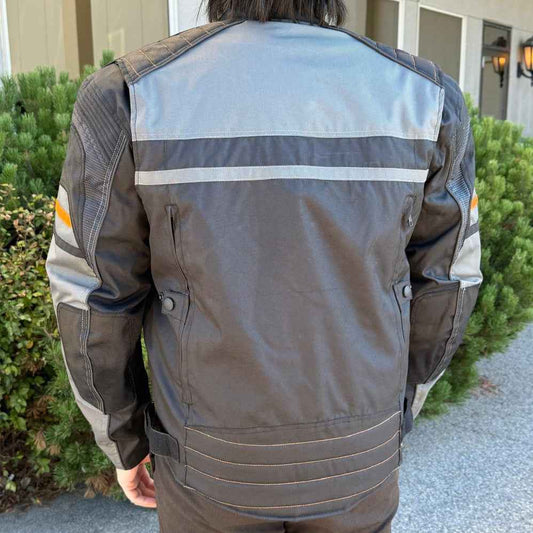 Open Road Men's Armored Textile Motorcycle Jacket