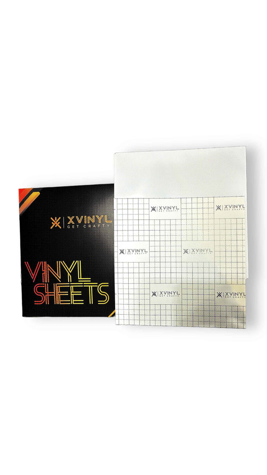 XVinyl Pro White Gloss Permanent Adhesive Vinyl with PET Backing