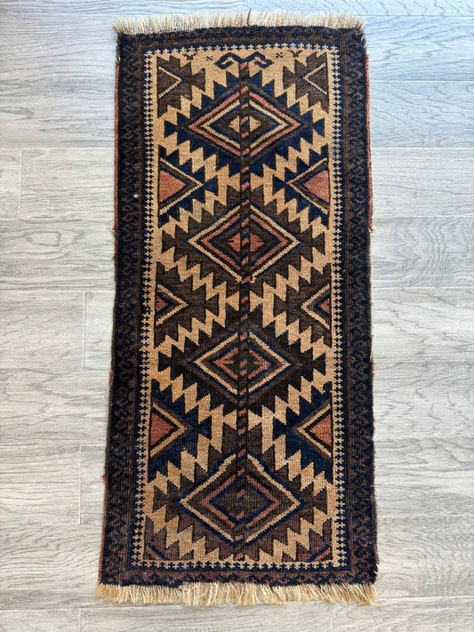 Antique Baluch Bag Face Rug | 1' 6" x 3' 2"