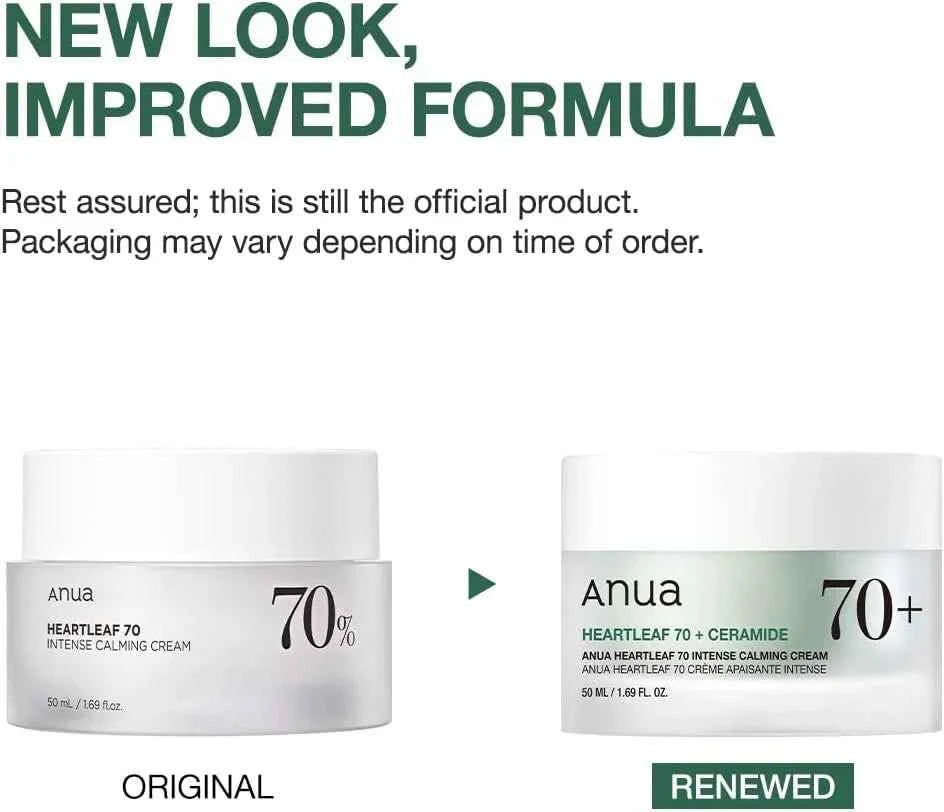 Anua Heartleaf 70% Intense Calming Cream 50ml
