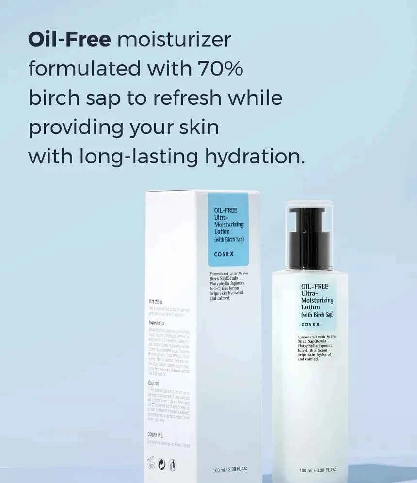 COSRX Oil Free Ultra Moisturizing Lotion With Birch Sap 100ml