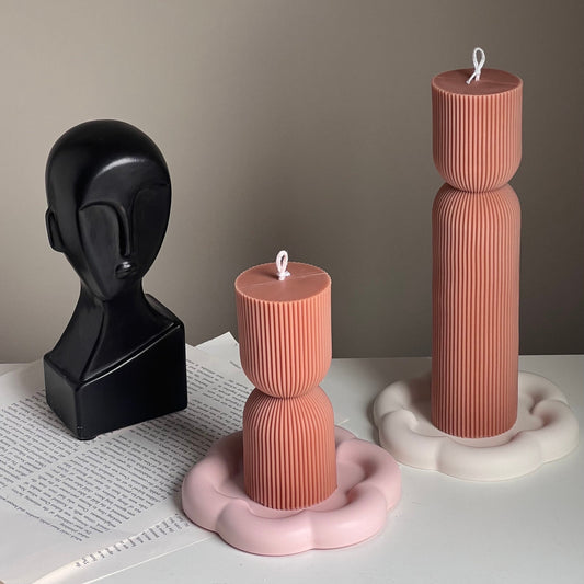Blumen-Schmuckschale: Handgemachte Jesmonite-Ablage