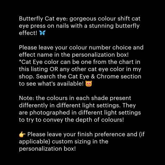 Butterfly Cat Eye