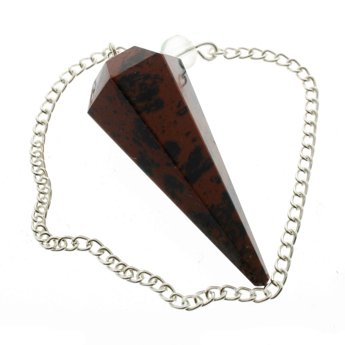 Mahogany Obsidian Pendulum 6 Facet & Bead - 3 Pack