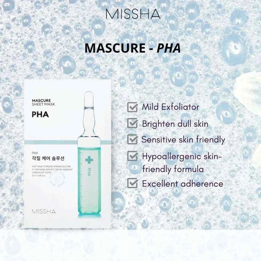 MISSHA Mascure Peeling Solution Sheet Mask PHA 27ml