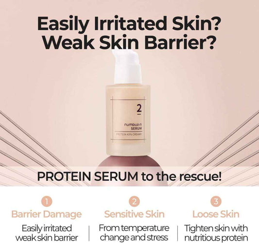 Numbuzin No.2 Protein 43% Creamy Serum 50ml