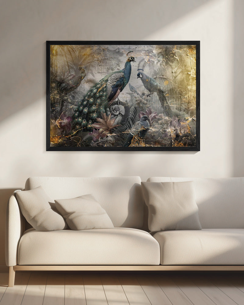 Wandkunst Vogel Vögel Tier Vintage Kunst Illustration Wandbilder 18