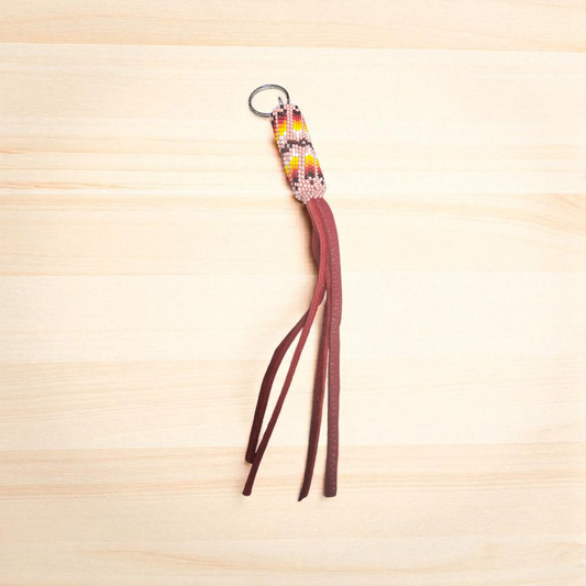 OLDTRIBES™ pink Beaded Keychain