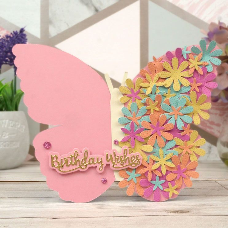 Luxury Shaped Card Blanks & Envelopes - Butterfly