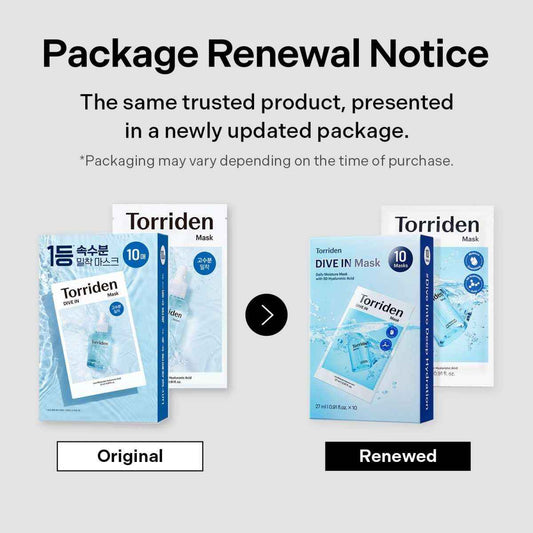 Torriden Dive-In Low Molecular Hyaluronic Acid Mask Pack