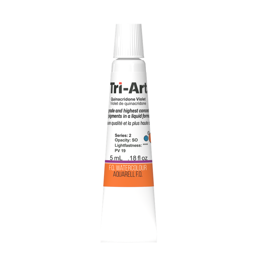 Tri-Art Water Colours - Quinacridone Violet