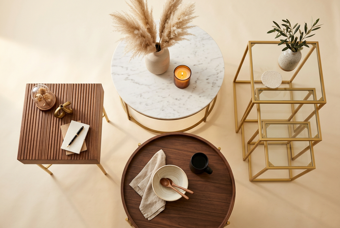 Coffee Tables & Accent Tables They'll Love — AURABAGS SHOP Picks for October 13, 2026
