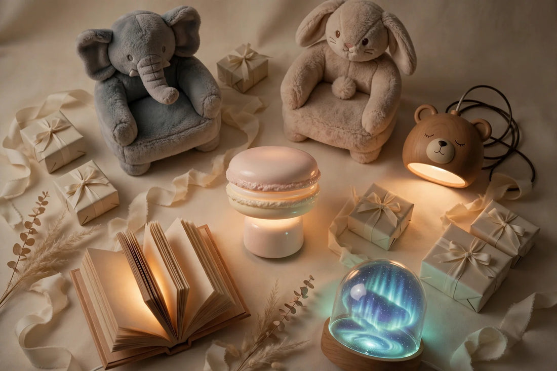 Nightcap gift picks for kids flat-lay