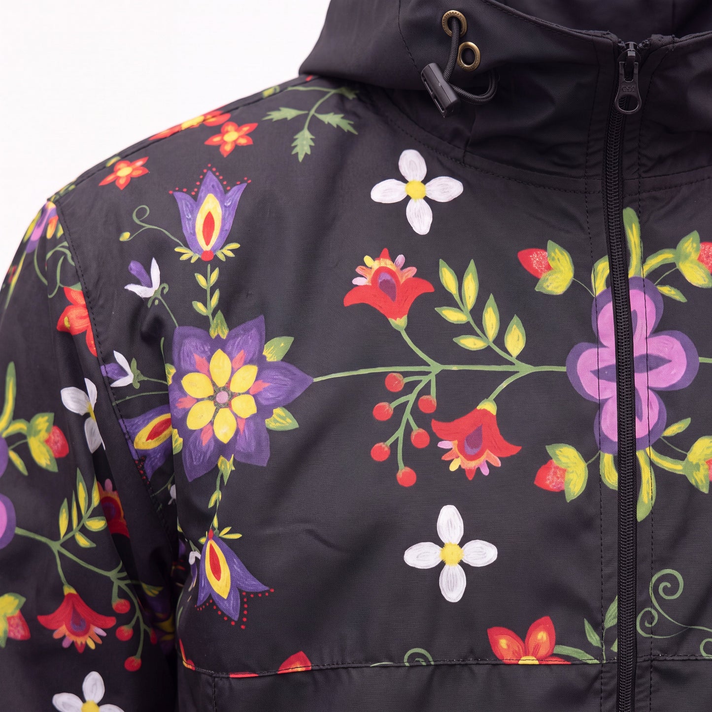 OLDTRIBES™ Midnight Bloom Windbreaker