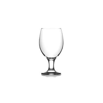 Footed Beer Goblet Glasses 14 Oz - LAV MISKET - Set of 6