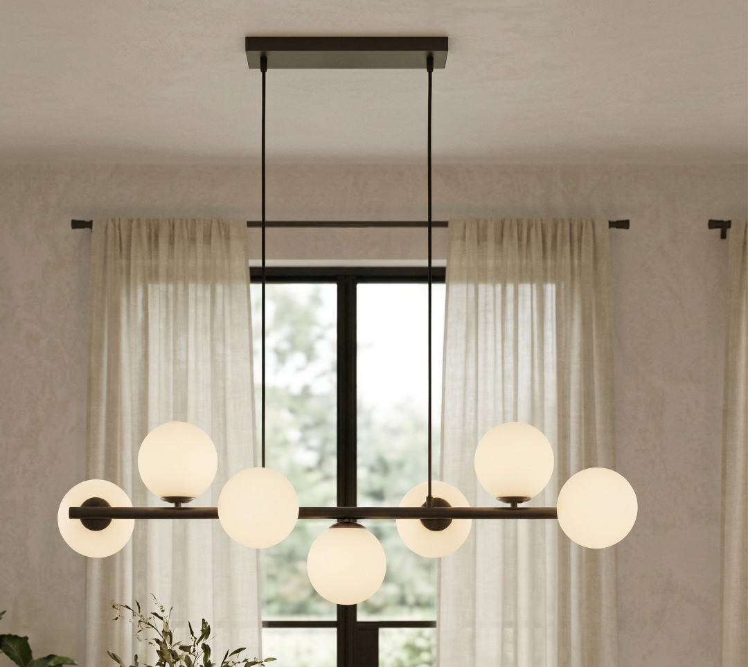 ESTERA Brown Scandinavian  Pendant Light 7 - AURABAGS SHOP