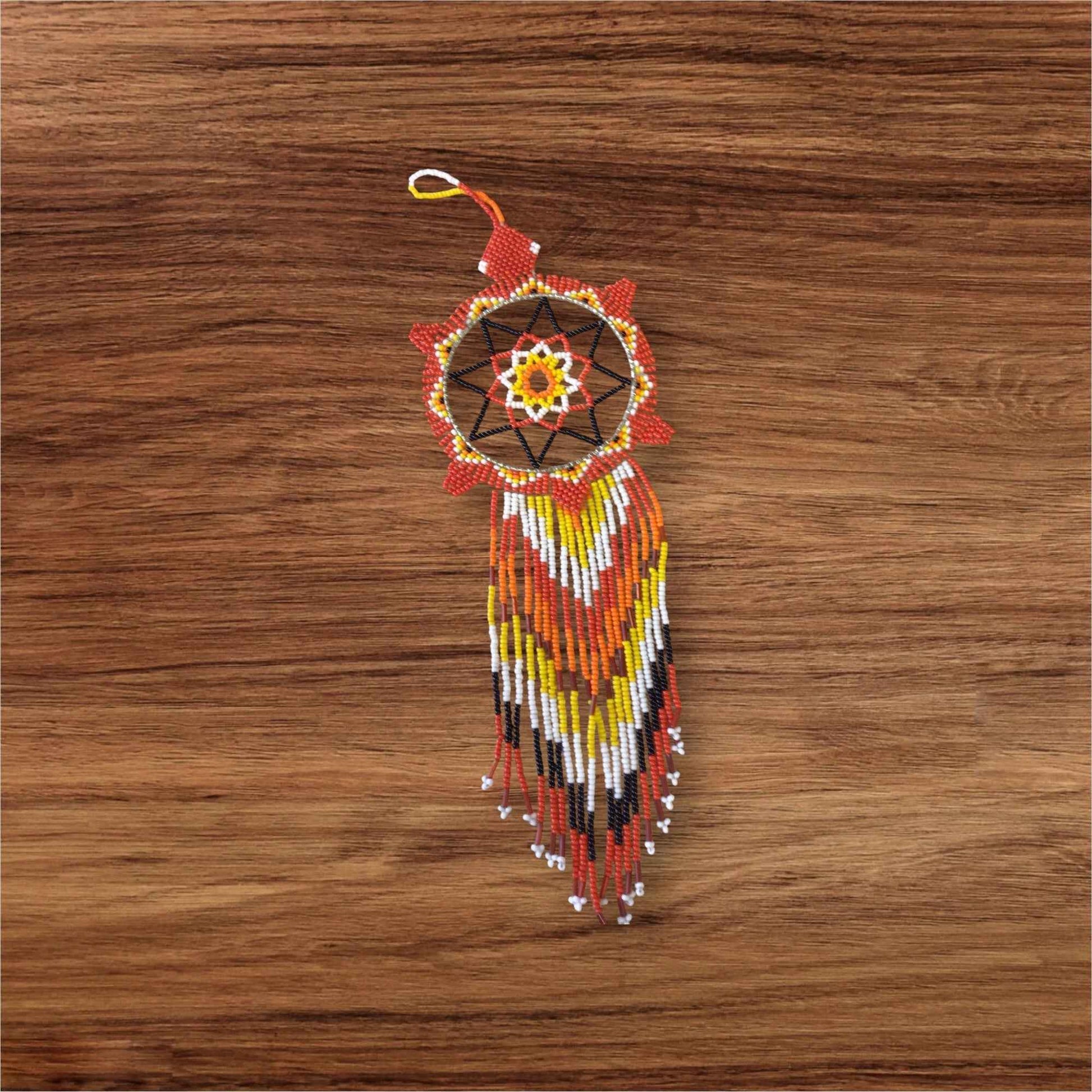 Red Sun Star Dream Catcher