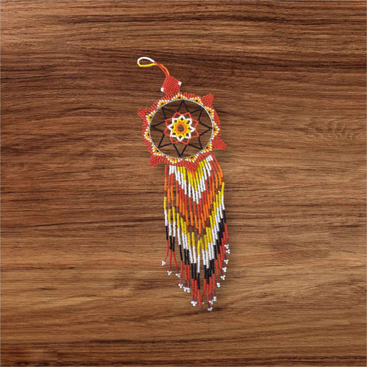 Red Sun Star Dream Catcher