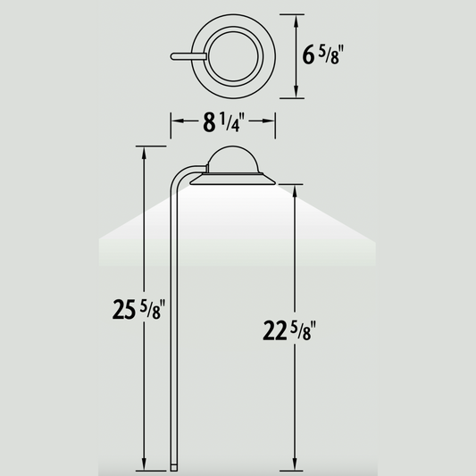 Luminaire paysager pour allées - 0603