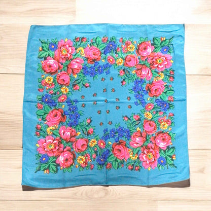 Teal Kokum Scarf