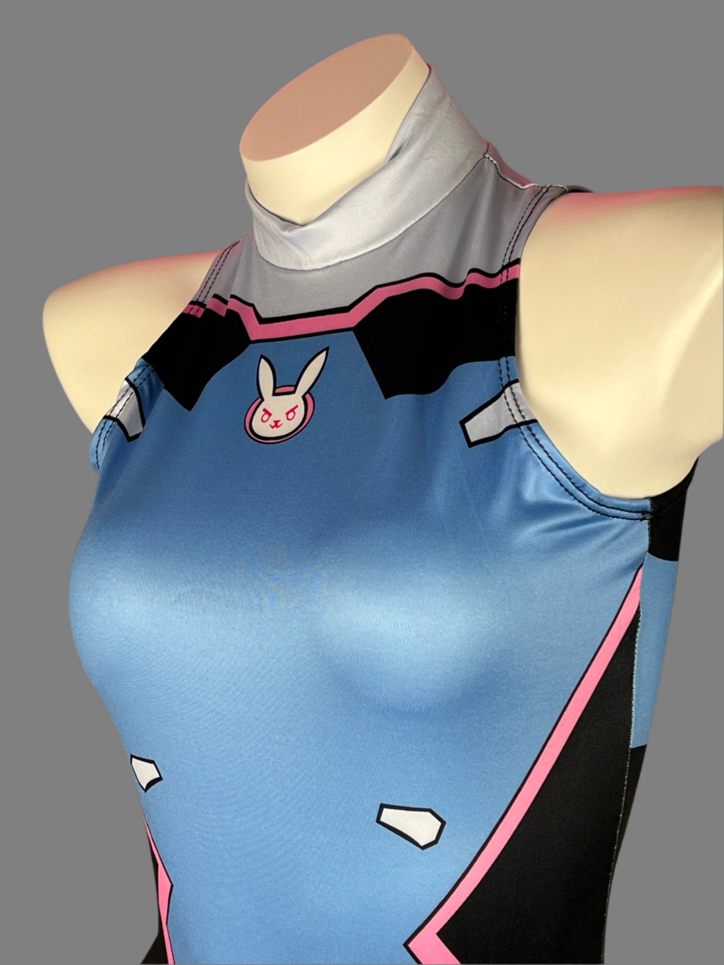 Crotchless Anime Cosplay BodySuit Lingerie Costume
