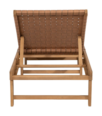 Brisa Outdoor Chaise Lounger - Brown