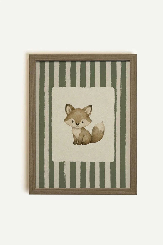 COMPAGNON DES BOIS, Oeuvre sur toile rigide, encadré brun chêne (collective)