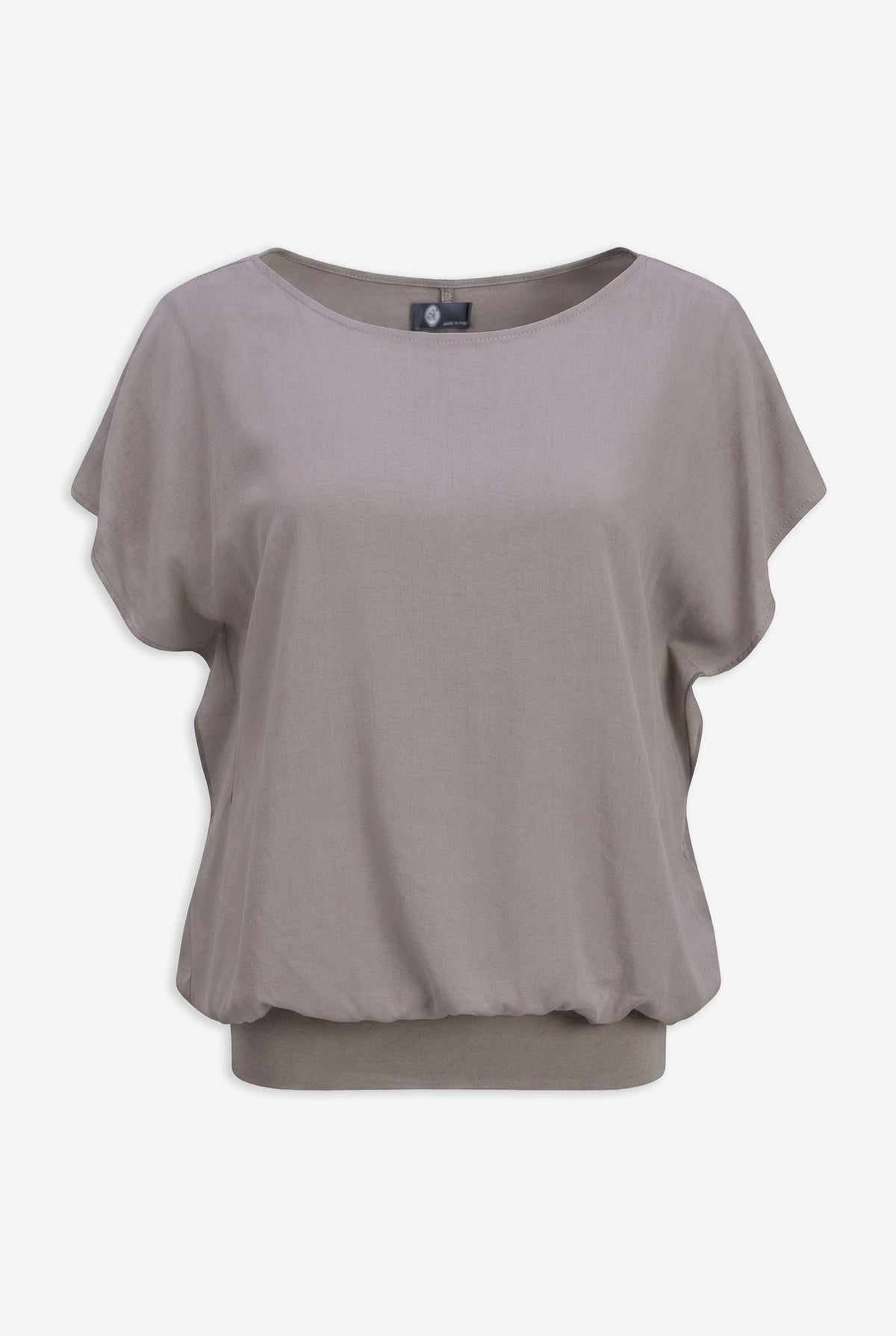 Women's Woven Boat-Neck Top