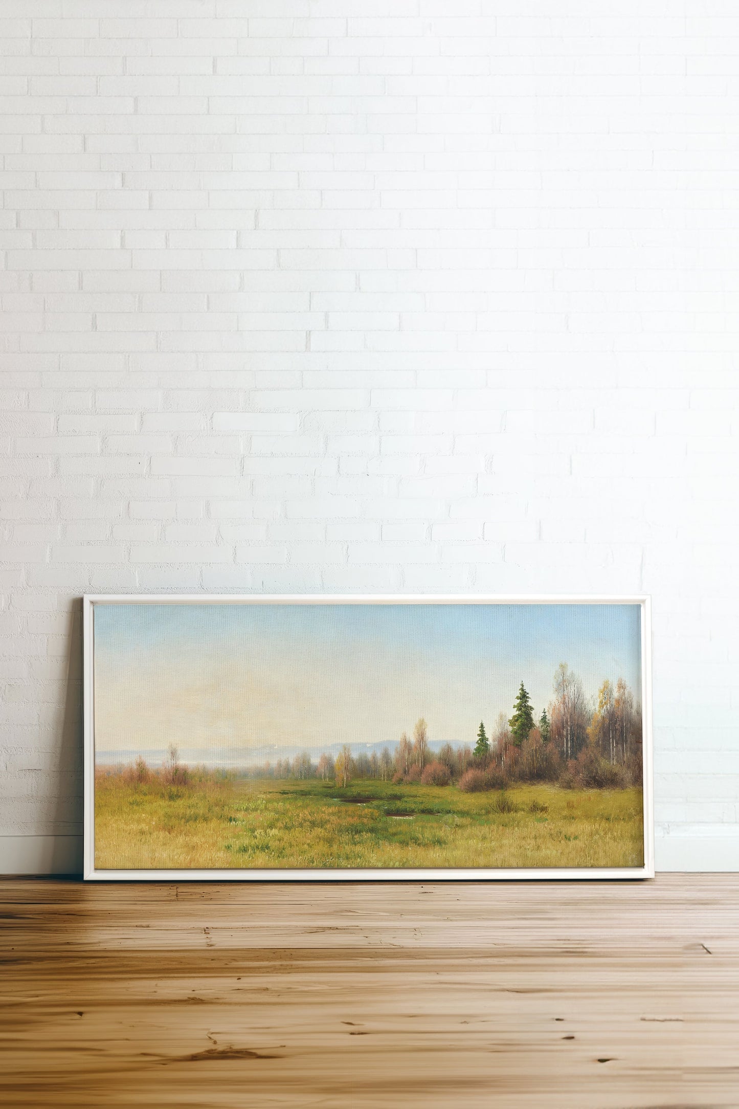 DOUX HORIZON, Oeuvre sur toile étirée