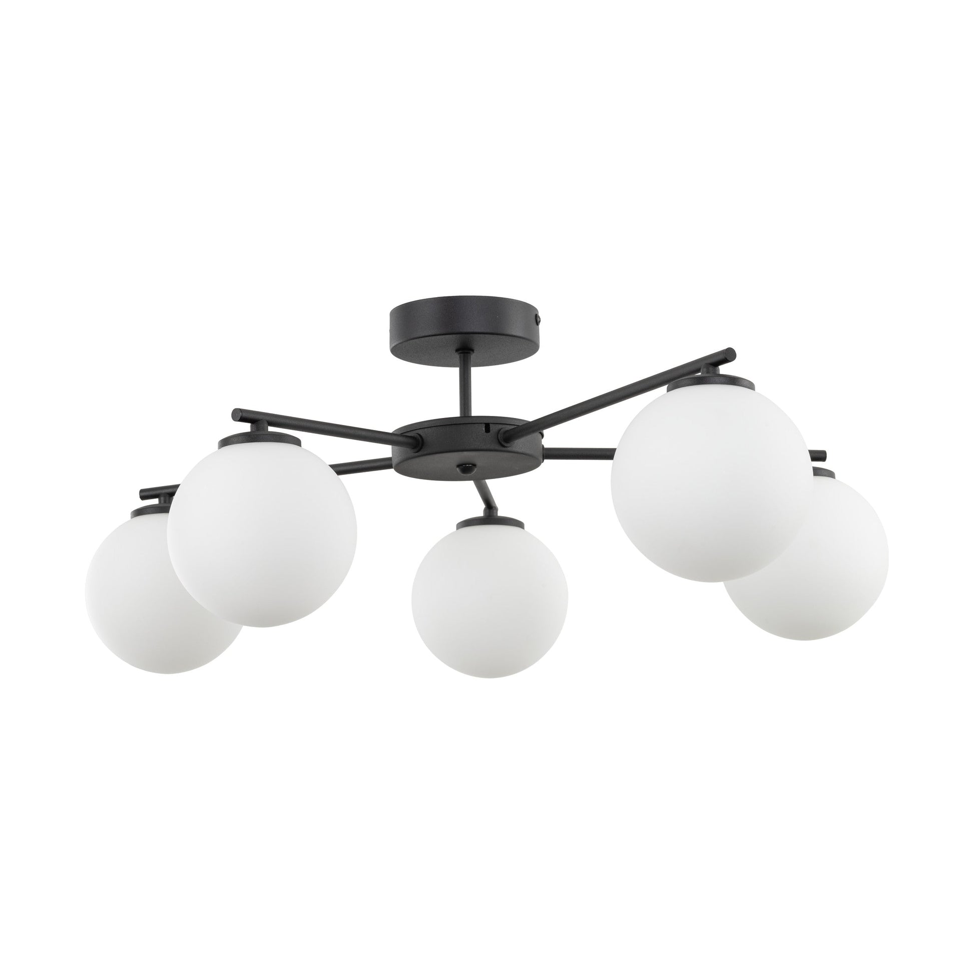 ELTON Black Scandinavian Ceiling Lamp for Living Room, Bedroom & Hallway - AURABAGS SHOP